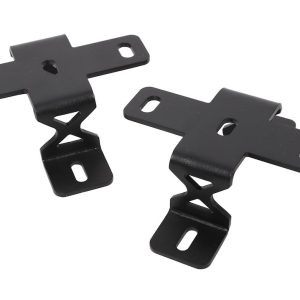 Dee Zee Driving/ Fog Light Mounting Bracket, Hood Cowl Mount, Mounts 2 Lights, Powder Coated, Black, Single – DZ4453JL