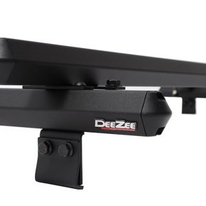Dee Zee Roof Rack, Hex Series, Textured Powder Coat, Black, Aluminum, 24 Inch Length Rack with 2 Sliding Adjustable Cross Bars – DZ4463JP