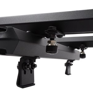 Dee Zee Roof Rack, Hex Series, Textured Powder Coat, Black, Aluminum, 24 Inch Length Rack with 2 Sliding Adjustable Cross Bars – DZ4463JP