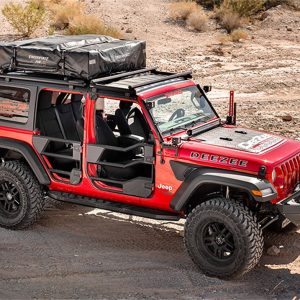 Dee Zee Roof Rack, Hex Series, Textured Powder Coat, Black, Aluminum, With 24 Inch Rack/ 60 Inch Rack/ 4 Sliding Adjustable Cross Bars – DZ4472JL