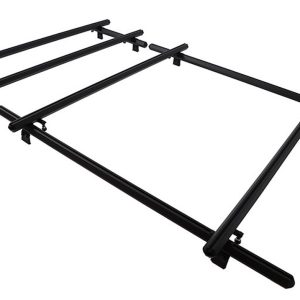 Dee Zee Roof Rack, Hex Series, Textured Powder Coat, Black, Aluminum, With 24 Inch Rack/ 60 Inch Rack/ 4 Sliding Adjustable Cross Bars – DZ4472JL
