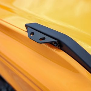 Dee Zee Driving/ Fog Light Mounting Bracket, Fender Sight Mount, Powder Coated, Mounts Lights or Other Accessories, Black, Steel, Set of 2 – DZ4614