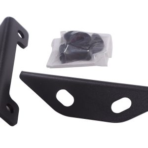 Dee Zee Driving/ Fog Light Mounting Bracket, Fender Sight Mount, Powder Coated, Mounts Lights or Other Accessories, Black, Steel, Set of 2 – DZ4614