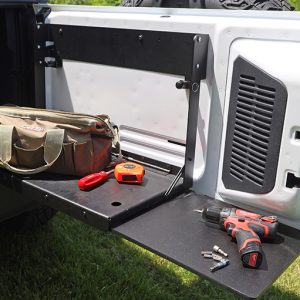 Dee Zee Molle Cargo Panel, Use to Stow Away Small Table Mounted, Mounts to Rear Cargo Door, Powder Coated, Aluminum, With Mounting Hardware – DZ4624