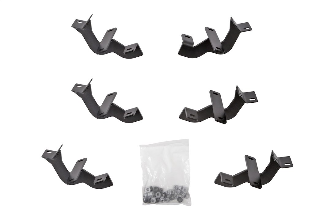 Dee Zee Nerf Bar Mounting Kit, Hex Series, For Dee Zee Hex Series Side Steps, Rocker Panel Mount – DZ66327