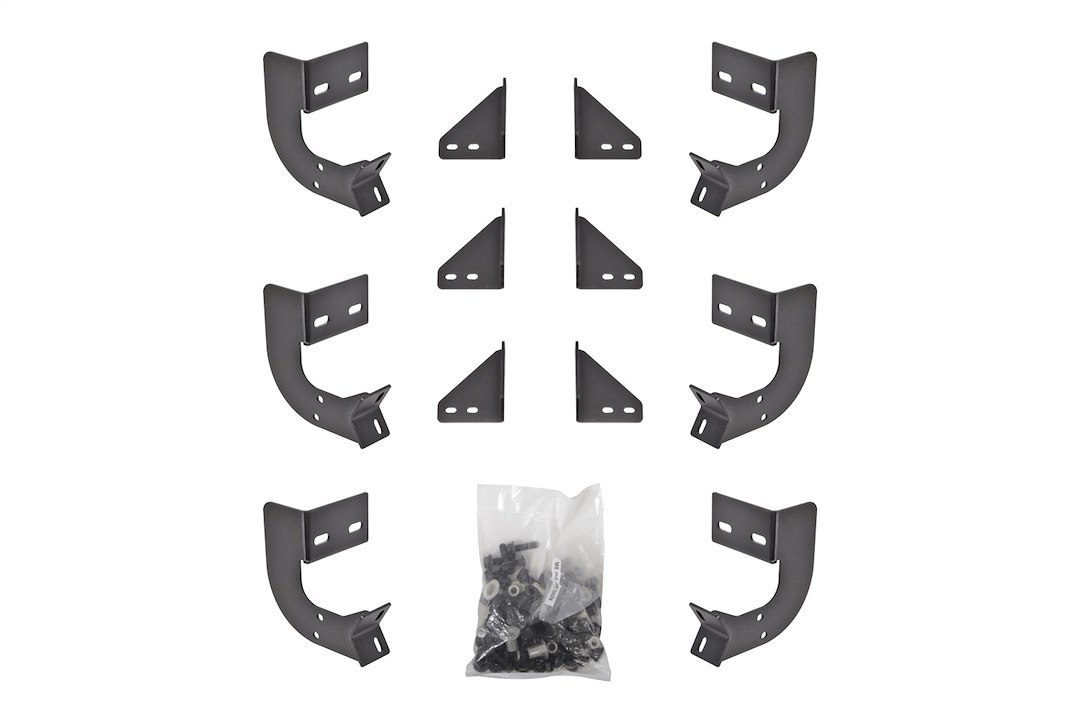 Dee Zee Nerf Bar Mounting Kit, Hex Series, For Dee Zee Hex Series Side Steps, Rocker Panel Mount – DZ66336