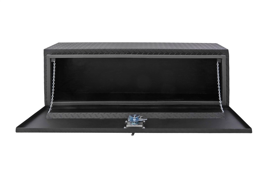 Dee Zee Tool Box, Topsider, Topside Bedrail, Single Door, Diamond Tread, Black, Aluminum, 48 Inch Length X 12 Inch Width X 16 Inch Height – DZ70TB