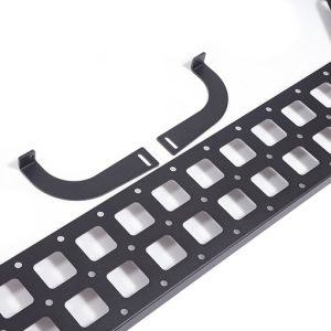 Dee Zee Molle Cargo Panel, Use to Store Flashlights/ Fire Extinguisher/ Jumper Cables, Under Seat Mount, Powder Coated, Black, Steel – DZ713