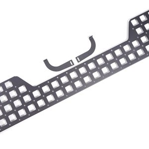 Dee Zee Molle Cargo Panel, Use to Store Flashlights/ Fire Extinguisher/ Jumper Cables, Under Seat Mount, Powder Coated, Black, Steel – DZ713