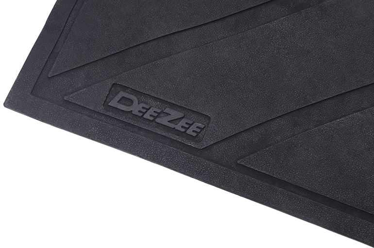 Dee Zee Bed Mat, Heavyweight, Direct-Fit, Without Raised Edges, Black, Rubber, X-Pattern, Tailgate Liner/ Mat Not Included – DZ76929