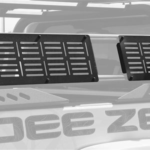 Dee Zee Bed Cargo Rack Side Rail Panel, Hex Series Overland, For Use with Hex Series Cab Racks, 12 Inch Length, Molle Style Cargo Mounts – DZ95030TB