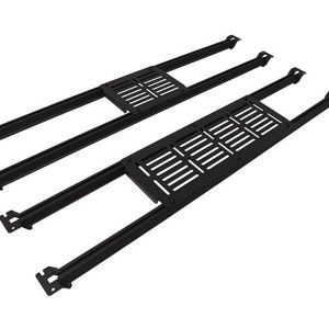 Dee Zee Bed Cargo Rack Side Rail Panel, Hex Series Overland, For Use with Hex Series Cab Racks, 27 Inch Length, Molle Style Cargo Mounts – DZ95031TB