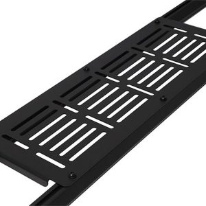 Dee Zee Bed Cargo Rack Side Rail Panel, Hex Series Overland, For Use with Hex Series Cab Racks, 27 Inch Length, Molle Style Cargo Mounts – DZ95031TB