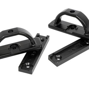 Dee Zee Tie Down Anchor, No Drill Inside Truck Bed Mount, 250 Pound Weight Capacity, Powder Coated, Black, Aluminum, Set of 2 – DZ97913