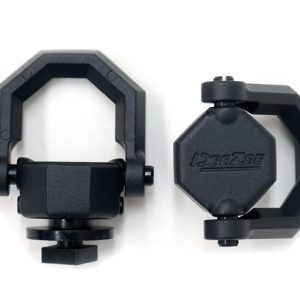 Dee Zee Tie Down Anchor, Hex Series, Bed Rail Mount, 250 Pound Weight Capacity, Powder Coated, Black, Aluminum, Set of 2 – DZ99710TB