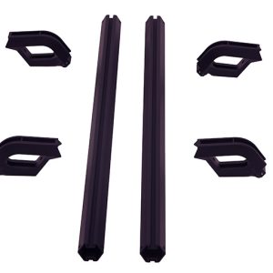 Dee Zee Roof Rack Platform Rails, Hex Series, For Use with Dee Zee Platform Racks, 49 Inch Length X 27 Inch Width, 36 Inch Width – DZ730036PR2