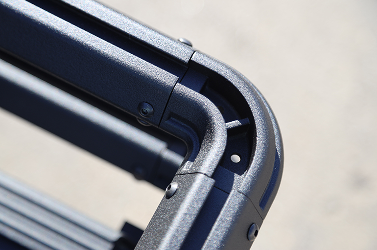 Dee Zee Cargo Carrier, Hex Series, Rack Style, Hitch Mount, 49 Inch Length X 27 Inch Wide, Full Opening, Textured Powder Coat, Black – DZ7327049CC