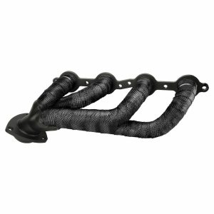 Design Eng Exhaust System Wrap, Titanium ™, 100 Foot Roll, 2 Inch Width, Black, Pulverized Lava Rock Stranded Fiber – 10002