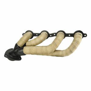 Design Eng Exhaust System Wrap, 100 Foot Roll, 6 Inch Width, Tan, Composite Fiberglass – 10104