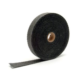 Design Eng Exhaust System Wrap, 50 Foot Roll, 1 Inch Width, Black, Composite Fiberglass – 10107