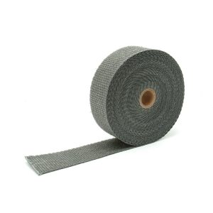 Design Eng Exhaust System Wrap, 50 Foot Roll, 2 Inch Width, Black, Composite Fiberglass – 10108