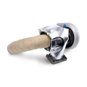 Design Eng Turbocharger Heat Shield, Universal, 36 Inch Length, 12 Inch Width, Silver, Fiberglass, Flexible – 10113