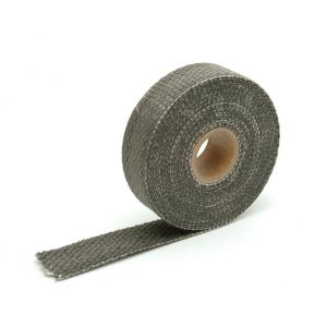 Design Eng Exhaust System Wrap, 15 Foot Roll, 1 Inch Width, Black, Composite Fiberglass – 10120