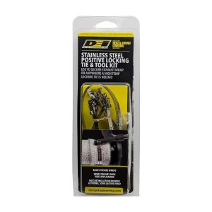 Design Eng Exhaust System Wrap Clamp, Positive Lock Ties ™, Eight 9 Inch Length X 2 Inch Diameter and Four 14 Inch Length X 4 Inch Diameter – 10219