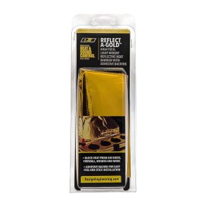 Design Eng Heat Shield Tape, Reflect-A-Gold ™, 24 Inch Length X 12 Inch Width X 0.0065 Inch Thick Sheet, 800 Degrees Fahrenheit Maximum – 10392