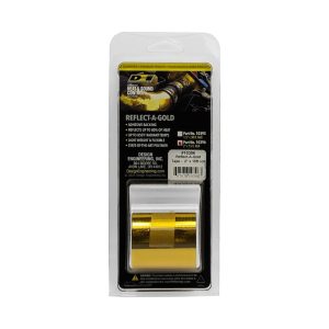 Design Eng Heat Shield Tape, Reflect-A-Gold ™, 15 Foot Length X 2 Inch Width X 0.0065 Inch Thick, 850 Degrees Fahrenheit Maximum – 10396