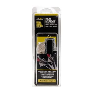 Design Eng Hose Heat Sleeve, Heat Shroud ™, 1/2 Inch to 1-1/4 Inch Inside Diameter, Uses Velcro to Install Over Hose, 3 Foot Length – 10405