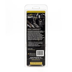 Design Eng Hose Heat Sleeve, Heat Shroud ™, 1/2 Inch to 1-1/4 Inch Inside Diameter, Uses Velcro to Install Over Hose, 3 Foot Length – 10405