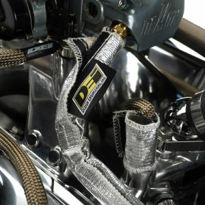 Design Eng Hose Heat Sleeve, Heat Shroud ™, 1/2 Inch to 1-1/4 Inch Inside Diameter, Uses Velcro to Install Over Hose, 3 Foot Length – 10405