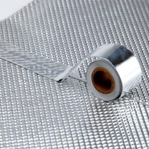 Design Eng Heat Shield Tape, Cool-Tape ™, Roll, Used with Panels/ Seal Air Boxes/ Wrap Wiring, 1-1/2 Inch Width X 15 Foot Length Roll – 10408