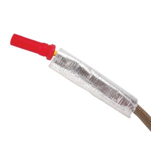 Design Eng Hose Heat Sleeve, Aluminized Plug Wire Sheath, 3/4 Inch Inside Diameter, 6 Foot Length – 10409