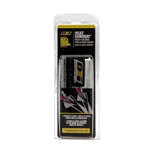 Design Eng Hose Heat Sleeve, Heat Shroud, 1/2 Inch to 3/4 Inch, 500 Degrees Fahrenheit of Direct Heat – 10457