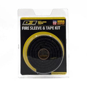 Design Eng Hose Heat Sleeve, Fire Sleeve ™, 5/8 Inch Inside Diameter, Slides Over Hose, 3 Foot Length, Black – 10472