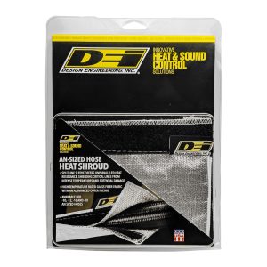 Design Eng Hose Heat Sleeve, Heat Shroud, 2 Inch to 2-1/2 Inch, 500 Degrees Fahrenheit of Direct Heat – 10487