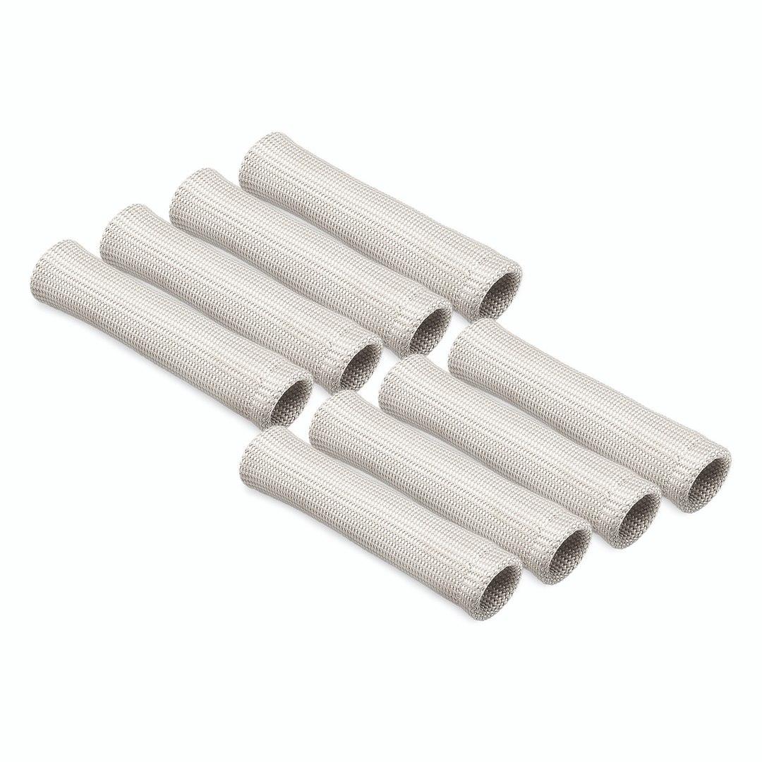 Design Eng Spark Plug Boot Heat Sleeve, Protect-A-Boots ™, 1-1/4 Inch Inner Diameter X 6 Inch Length, Set of 8, Silver – 10552