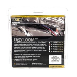 Design Eng Wire Loom, Easy Loom, To Protect Exposed Wires/ Hoses and Cables, 5/16 Inch Inside Diameter – 10651