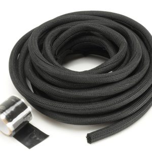 Design Eng Wire Loom, Easy Loom, To Protect Exposed Wires/ Hoses and Cables, 3/8 Inch Inside Diameter – 10652