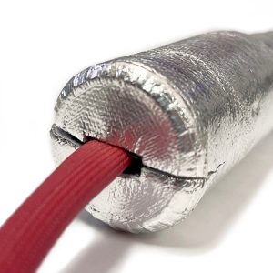 Design Eng Thermal Acoustic Insulation, 25 Millimeter Inside Diameter X 2 Inch with 28.2 Millimeter Outside Diameter, Aluminized, Set of 2 – 10753