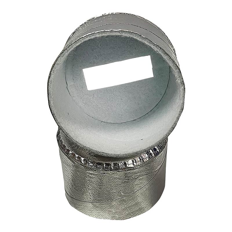 Design Eng Thermal Acoustic Insulation, 62 Millimeter Inside Diameter X 2 Inch with 63.2 Millimeter Outside Diameter, Aluminized – 10758