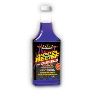 Design Eng Coolant Additive, Radiator Relief ™, Used with Anti-Freeze and Water, 16 Ounce Bottle, Single – 40204