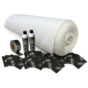 Design Eng Thermal Acoustic Insulation, With 250 Square D-Mat Insulation/ Boom Mat Dampening Material/ Spray Adhesive/ 20 Feet Boom Mat Tape – 50400