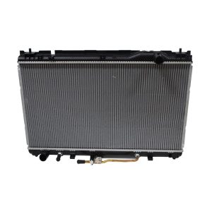 Denso Radiator, 28.94 Inch Length X 15.81 Inch Height X 1 Inch Depth Core Dimension, Downflow, Natural, 1-3/8 Inch Inlet/ Outlet Diameter – 221-0504