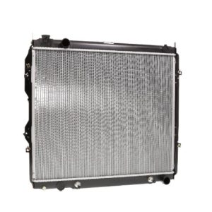 Denso Radiator, 27.187 Inch Length X 23-5/8 Inch Height X 1-1/4 Inch Depth Core Dimension, 1.562 Inch Inlet/ Outlet Diameter – 221-0518