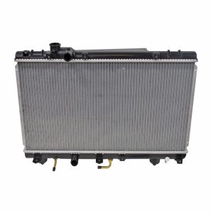 Denso Radiator, 25-1/8 Inch Length X 12.81 Inch Height X 1 Inch Depth Core Dimension, Downflow, Natural, 1-1/8 Inch Inlet/ Outlet Diameter – 221-3106