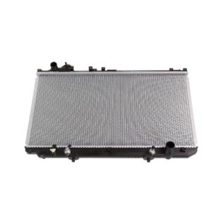 Denso Radiator, 29.437 Inch Length X 15.812 Inch Height X 5/8 Inch Depth Core Dimension, 1.375 Inch Inlet/ 1.562 Outlet Diameter – 221-3121