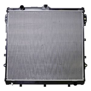 Denso Radiator, 27.687 Inch Length X 25.562 Inch Height X 1.437 Inch Depth Core Dimension, 1.5 Inch Inlet/ Outlet Diameter – 221-3149